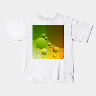 Abstract green Kids T-Shirt